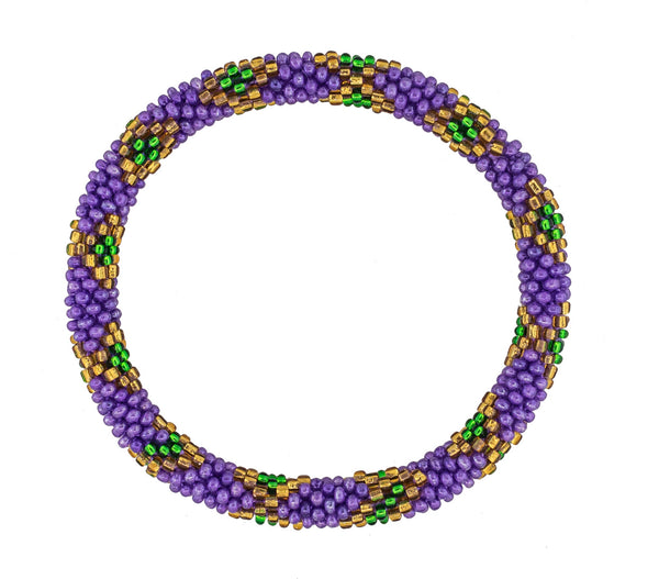 8 inch Roll-On® Bracelet <br> Mardi Gras