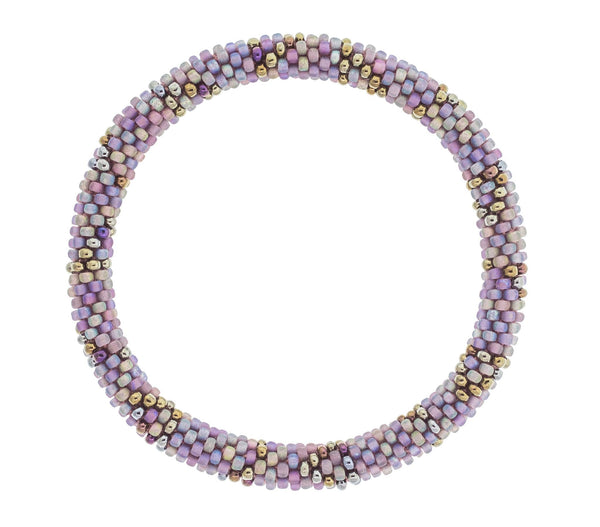 8 inch Roll-On® Bracelet <br> Purple Geode
