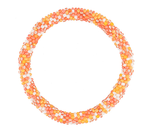 8 inch Roll-On® Bracelet <br> Tangerine Speckled