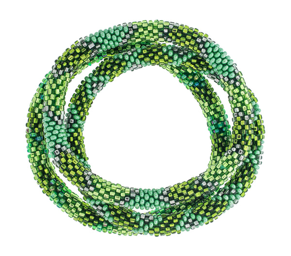 8 inch Roll-On® Bracelets <br> Emerald
