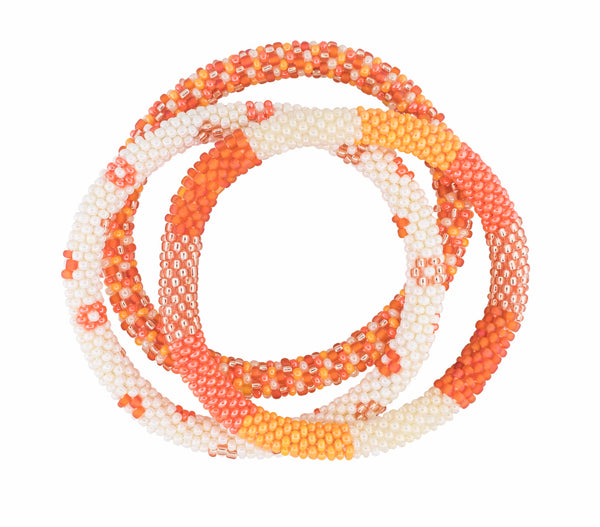 8 inch Roll-On® Bracelets <br> Tangerine