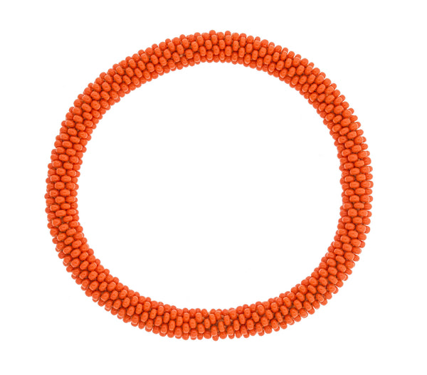 8 inch Roll-On® Bracelet <br> Solid Orange
