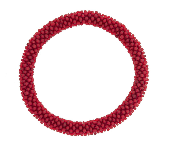 8 inch Roll-On® Bracelet <br> Solid Red