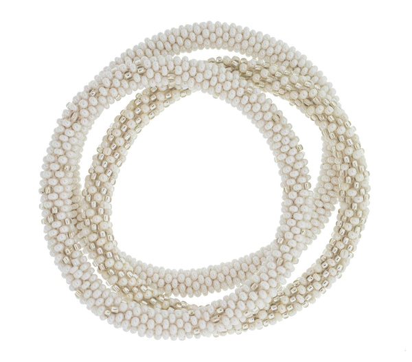 8 inch Roll-On® Bracelets <br> Pearl