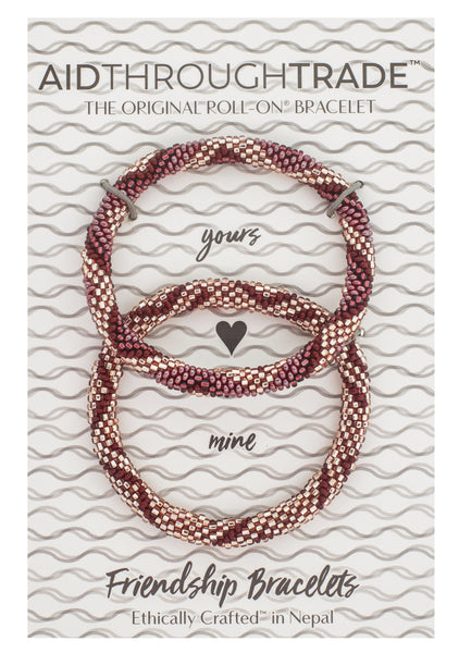 Roll-On® Friendship Bracelets <br> Bordeaux