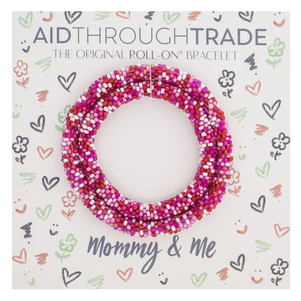 <br> Mommy & Me Roll-On® Bracelets <br> Blooming Bouquet