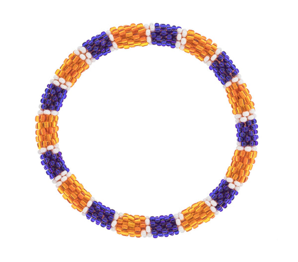 Game Day Roll-On® Bracelet <br> Orange and Navy