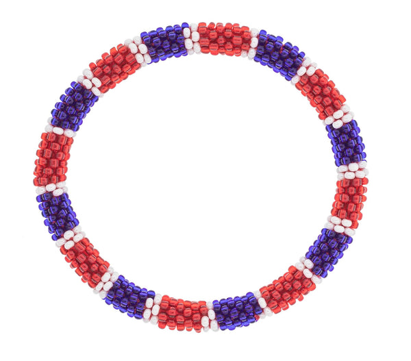 Game Day Roll-On® Bracelet <br> Red, White, & Blue