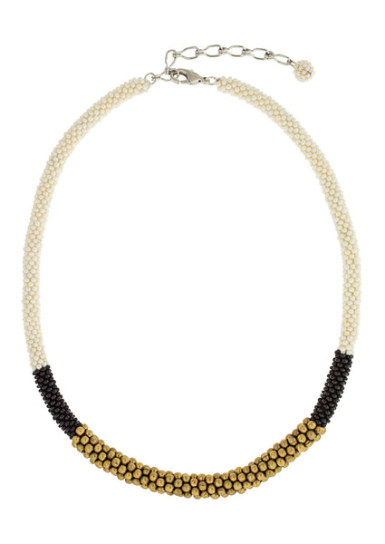 <br>The Golden Division Necklace <br> Cream