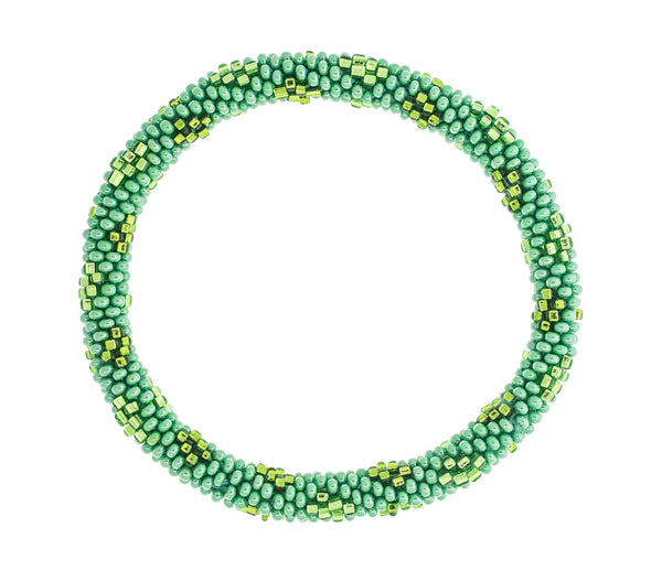 8&quot Roll-On® Bracelet <br> Emerald