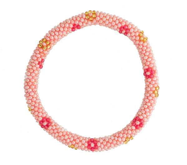 8 inch Roll-On® Bracelet <br> Flamingo Flower