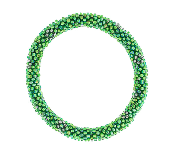 8&quot Roll-On® Bracelet <br> Green With Envy