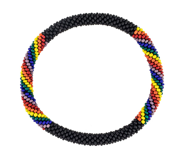 8 inch Roll-On® Bracelet <br> Half Twist Love Noir