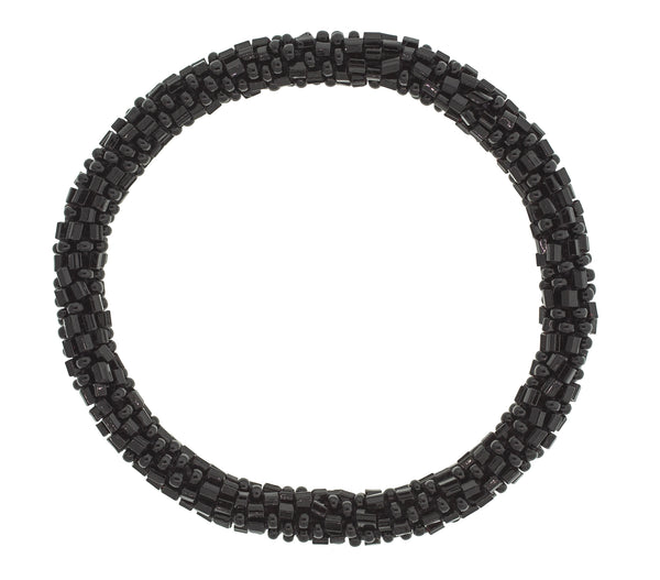 8 inch Roll-On® Bracelet <br> Black Velvet