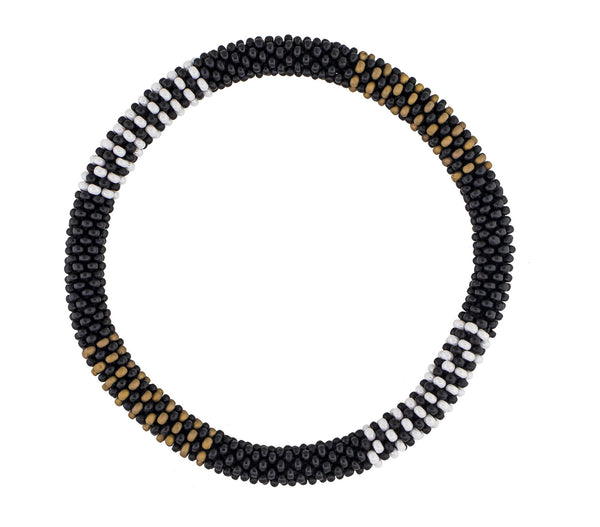 Men's Roll-On® Bracelet <br> Gold, White and Black