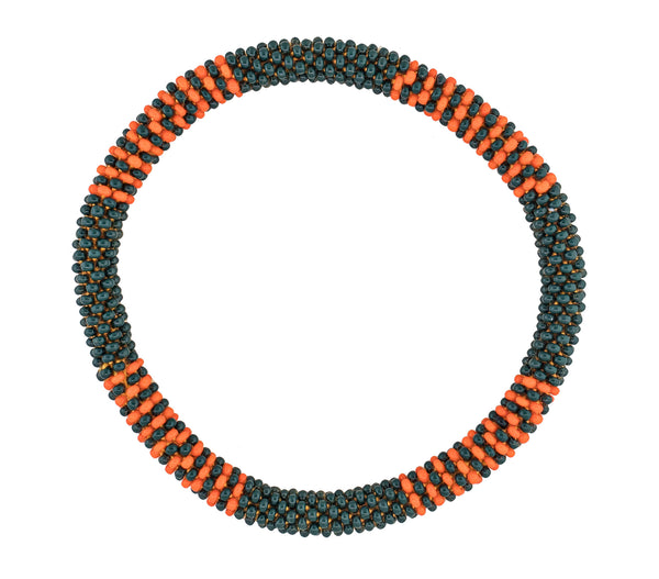 Men's Roll-On® Bracelet <br> Orange and Green