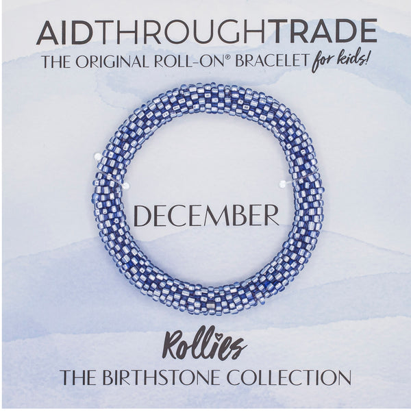 ***NEW*** Rollies® (Kids) Birthstone Roll-On® Bracelet <br> December