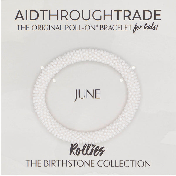***NEW*** Rollies® (Kids) Birthstone Roll-On® Bracelet <br> June