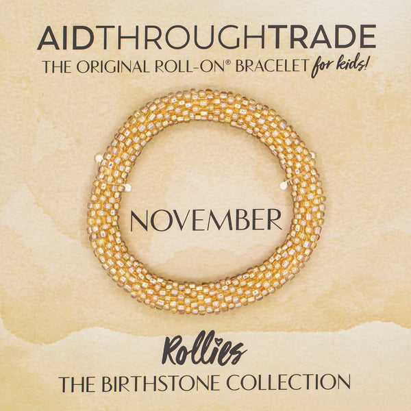 ***NEW*** Rollies® (Kids) Birthstone Roll-On® Bracelet <br> November