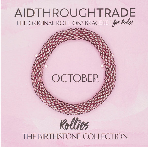 ***NEW*** Rollies® (Kids) Birthstone Roll-On® Bracelet <br> October