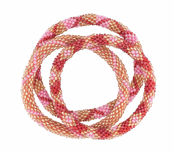 8 inch Roll-On® Bracelets <br> *NEW* Hibiscus