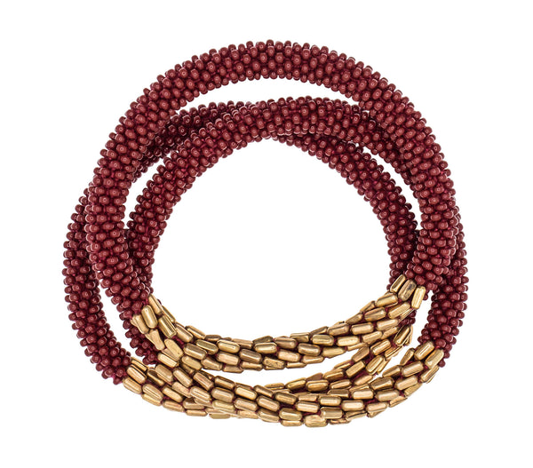 Statement Roll-On® Bracelets <br>  Hema Garnet