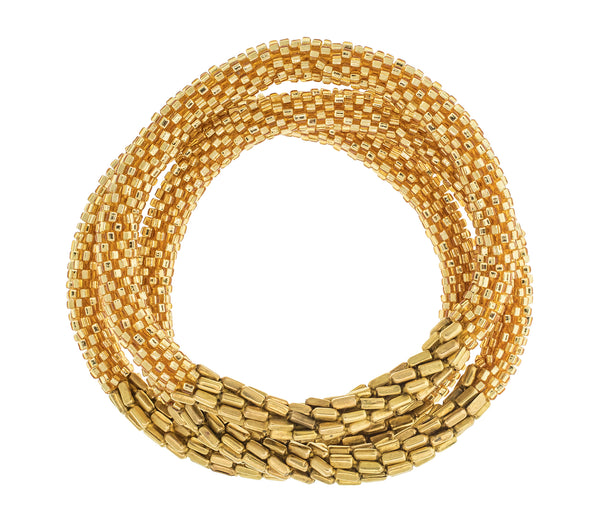 <br> Statement Roll-On® Bracelets <br>  Hema Gold