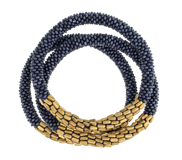 ***NEW***<br> Statement Roll-On® Bracelets <br>  Hema Midnight Blue