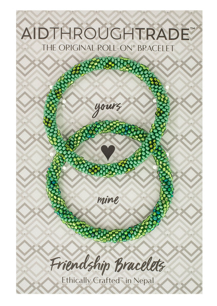 ***NEW*** Roll-On® Friendship Bracelets <br> Emerald