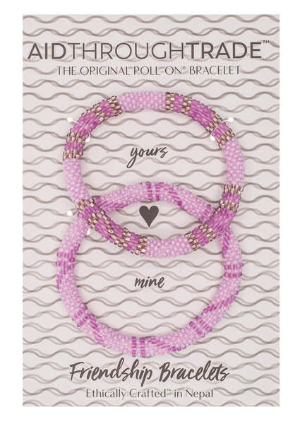 Roll-On® Friendship Bracelets <br> Orchid