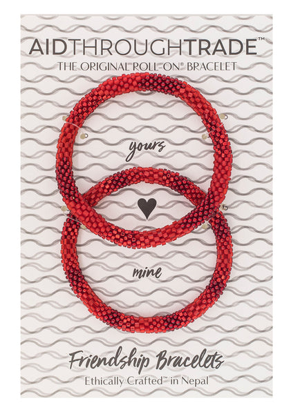 Roll-On® Friendship Bracelets <br> Scarlet
