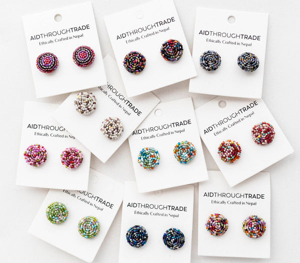 Blissful Button Earrings <br> Mystery
