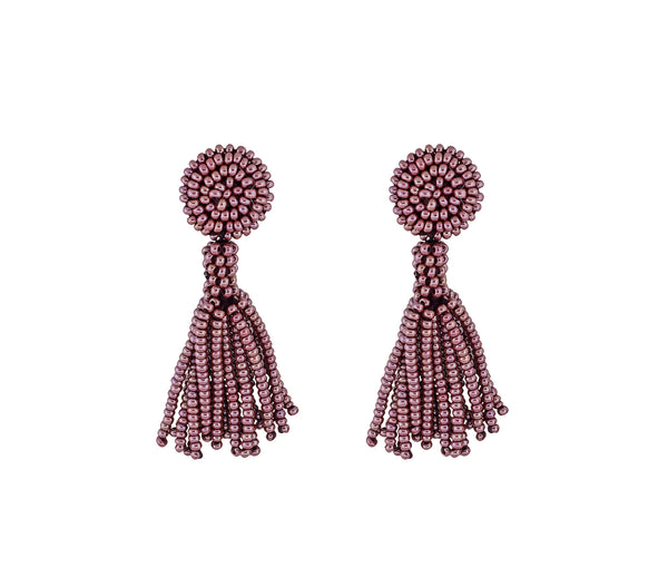 <br>The Petite Finley Earring <br> Mulberry