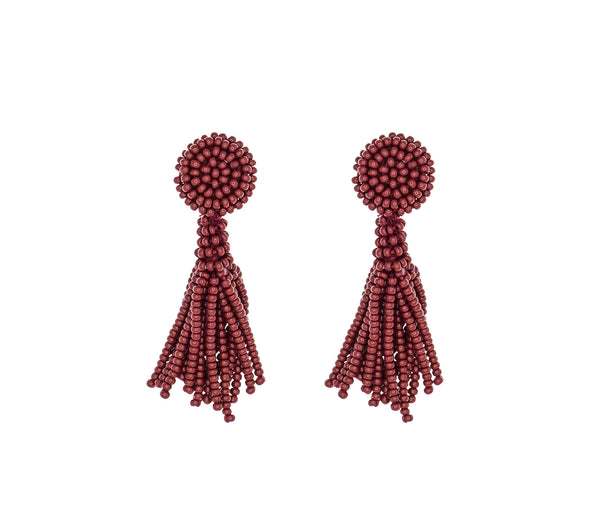 <br>The Petite Finley Earring <br> Garnet