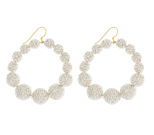 <br>The Olivia Hoop <br> Silver
