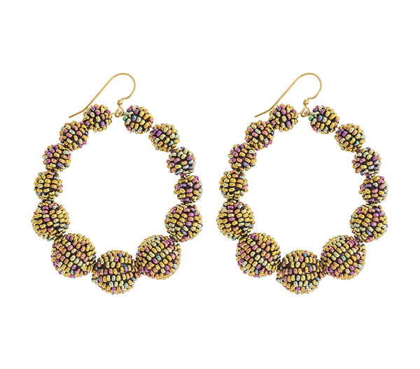 <br>The Olivia Hoop <br> Brass