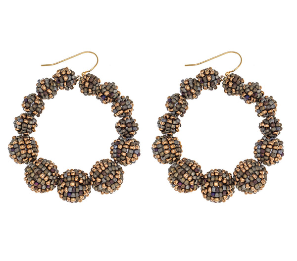 <br>The Olivia Hoop <br> Hazel