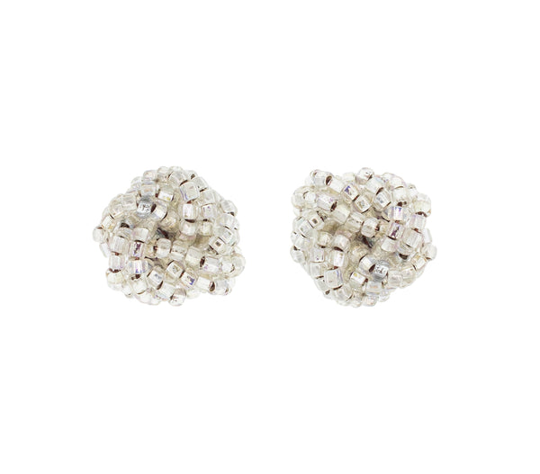 <br>Rosette Earrings<br> Silver