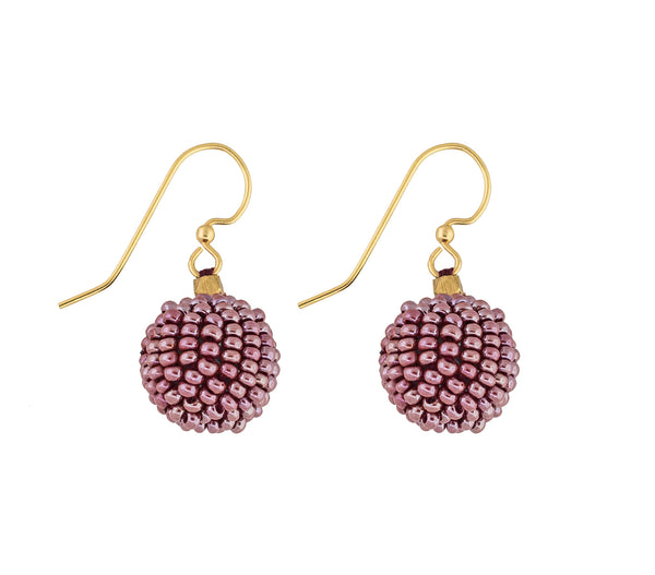<br>The Bauble Earring <br> Mulberry