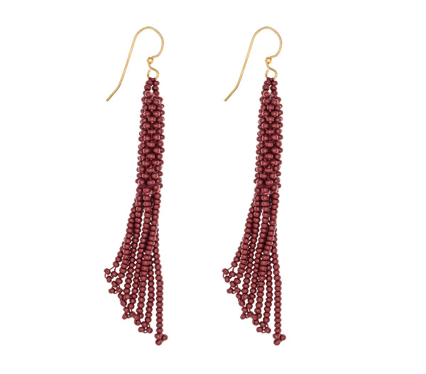 <br> The Lissa Earring <br> Garnet