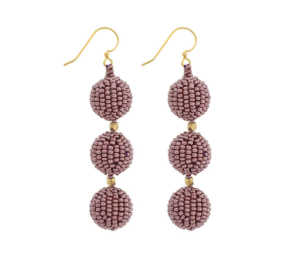 <br>The Charlie Earring <br> Mulberry