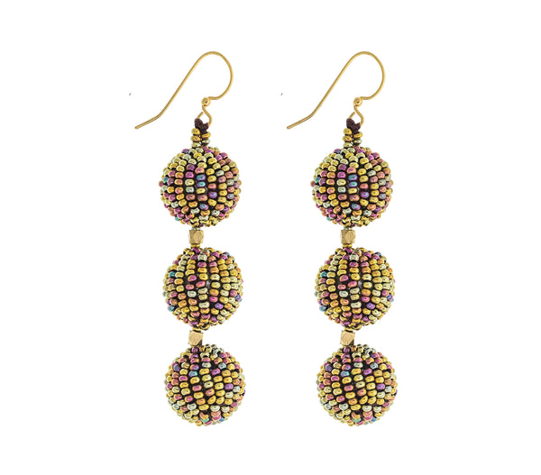 <br>The Charlie Earring <br> Brass