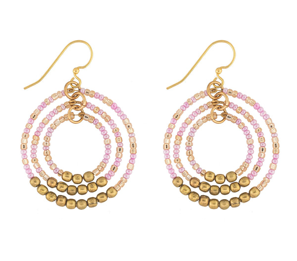 <br>Gyroscope Earring <br> Hibiscus