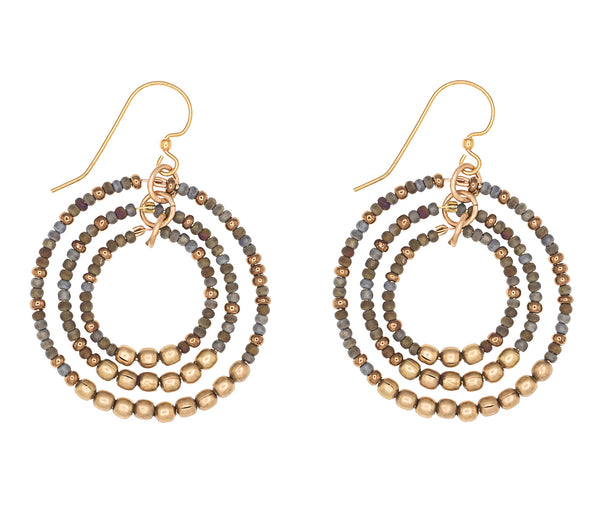 <br>Gyroscope Earring <br> Hazel