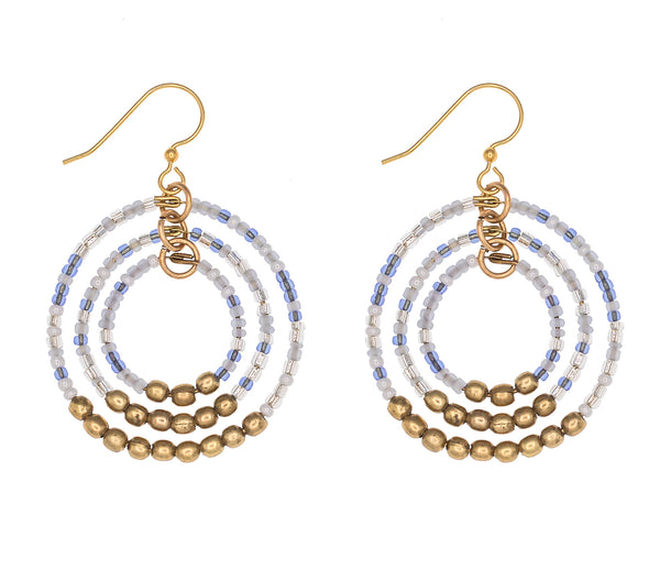 <br>Gyroscope Earring <br> Seaside