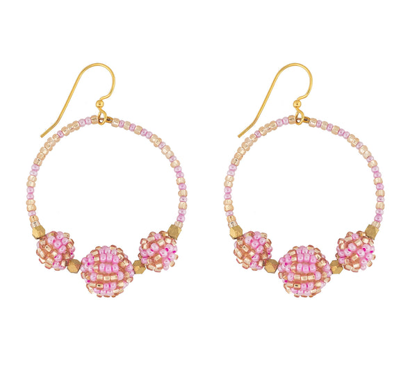 <br>The Uptown Girl Hoops <br> Hibiscus