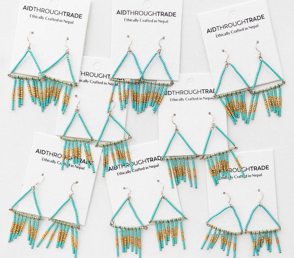 Golden Arrow Earring