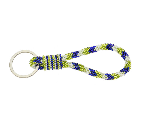 Game Day Roll-On® Keychain <br> Game Day - Blue & Green