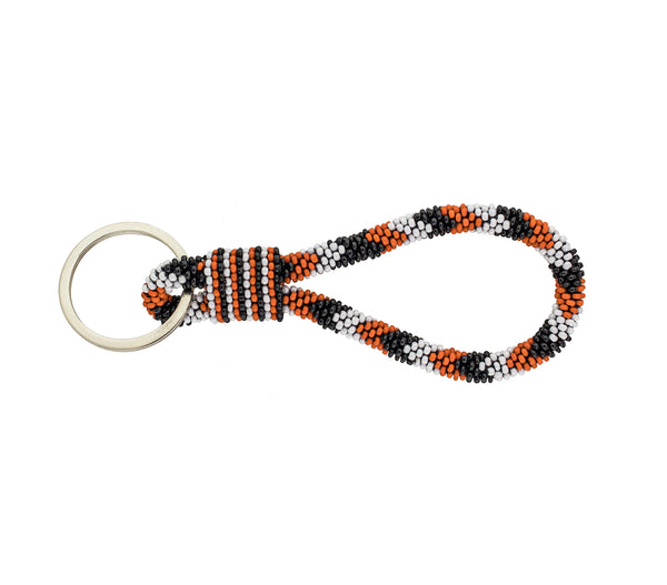 Game Day Roll-On® Keychain <br> - Orange & Black