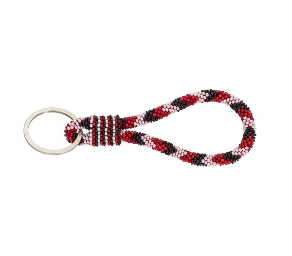 Game Day Roll-On® Keychain <br> Game Day - Red, Black & White